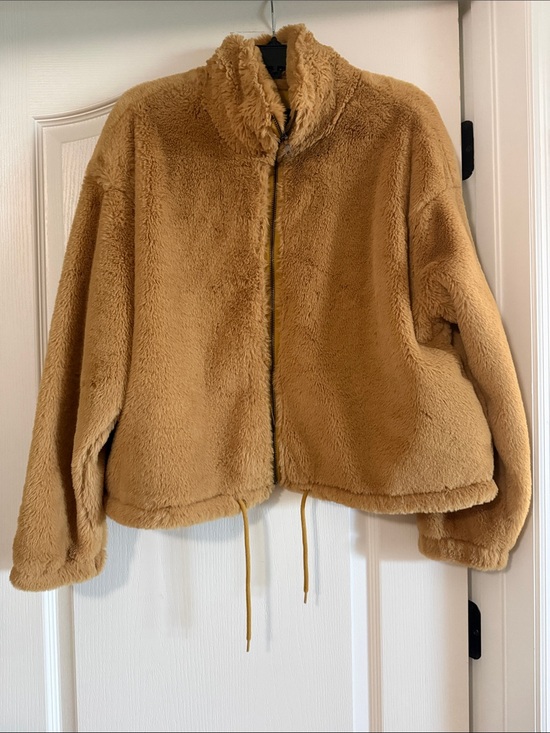 This & More Jackets & Blazers - Cozy Faux-Fur Puffer Jacket in Camel